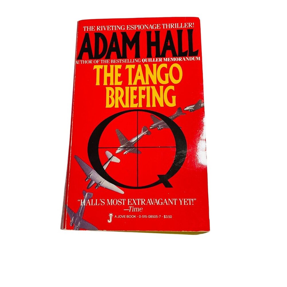 The Tango Briefing By Adam Hall Paperback Novel Vintage Book